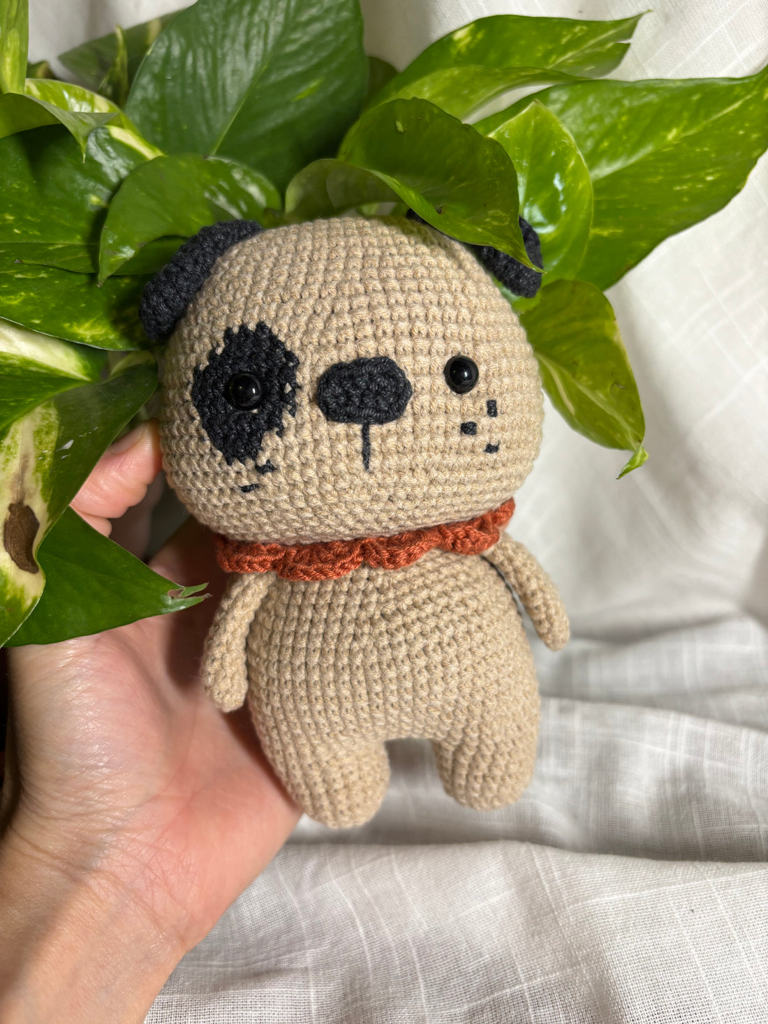 Cagnolino amigurumi con collare — Photo 2