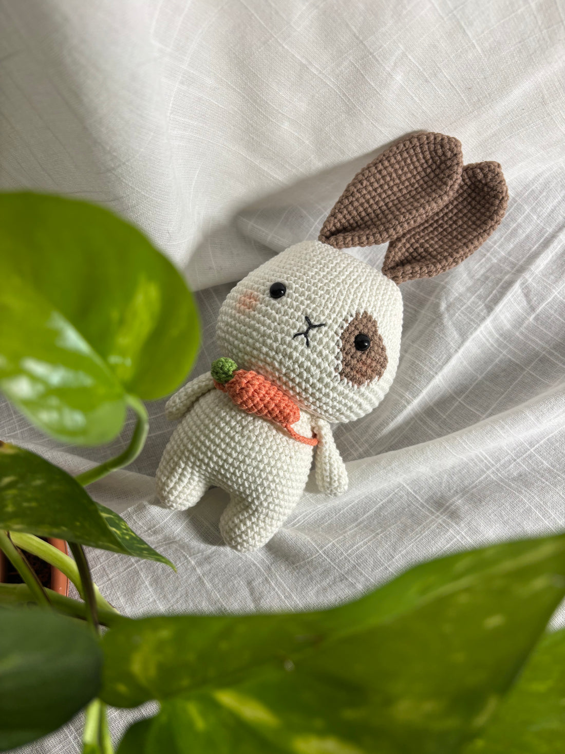 Coniglietto amigurumi con carota — Photo 2