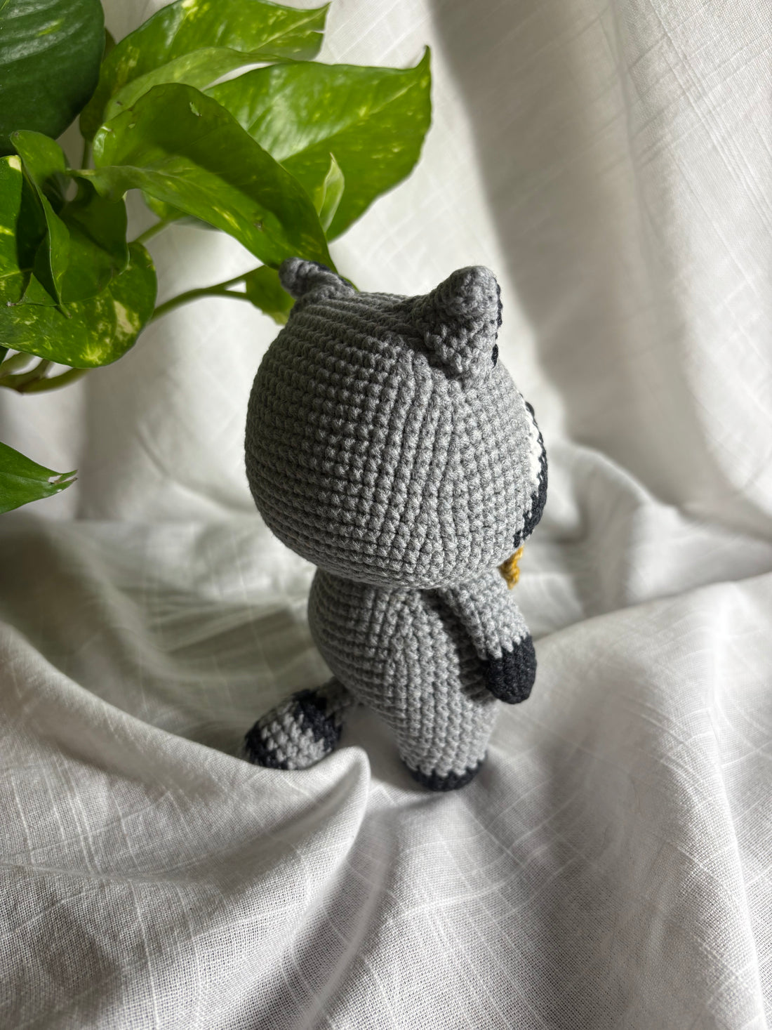 Procione amigurumi con papillon — Photo 4