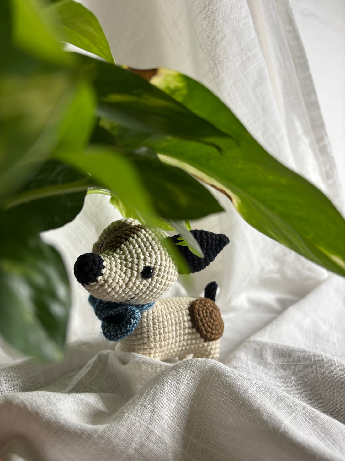 Cagnolino amigurumi con fiocco — Photo 2
