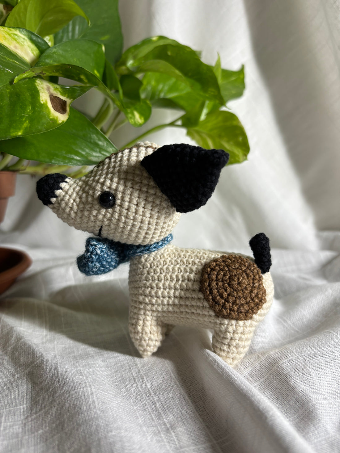 Cagnolino amigurumi con fiocco — Photo 3