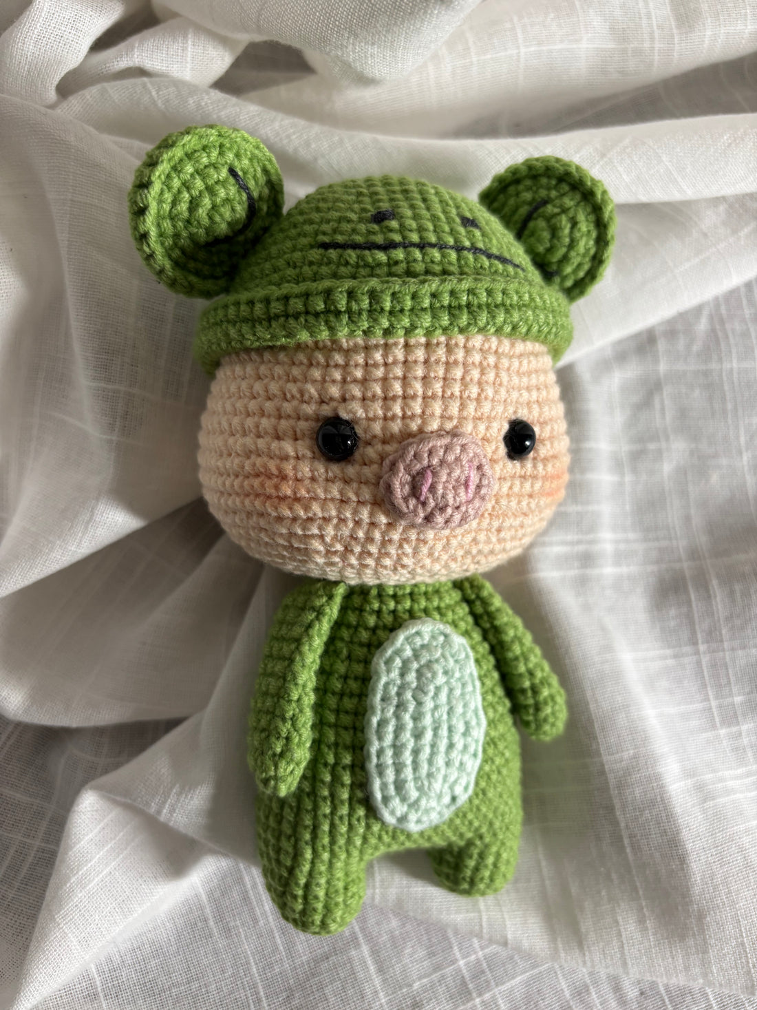 Maialino ranocchio amigurumi — Photo 3