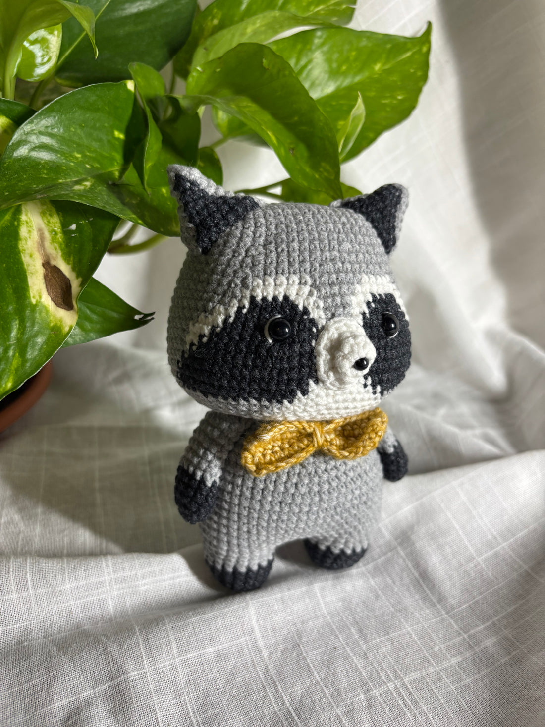 Procione amigurumi con papillon — Photo 2