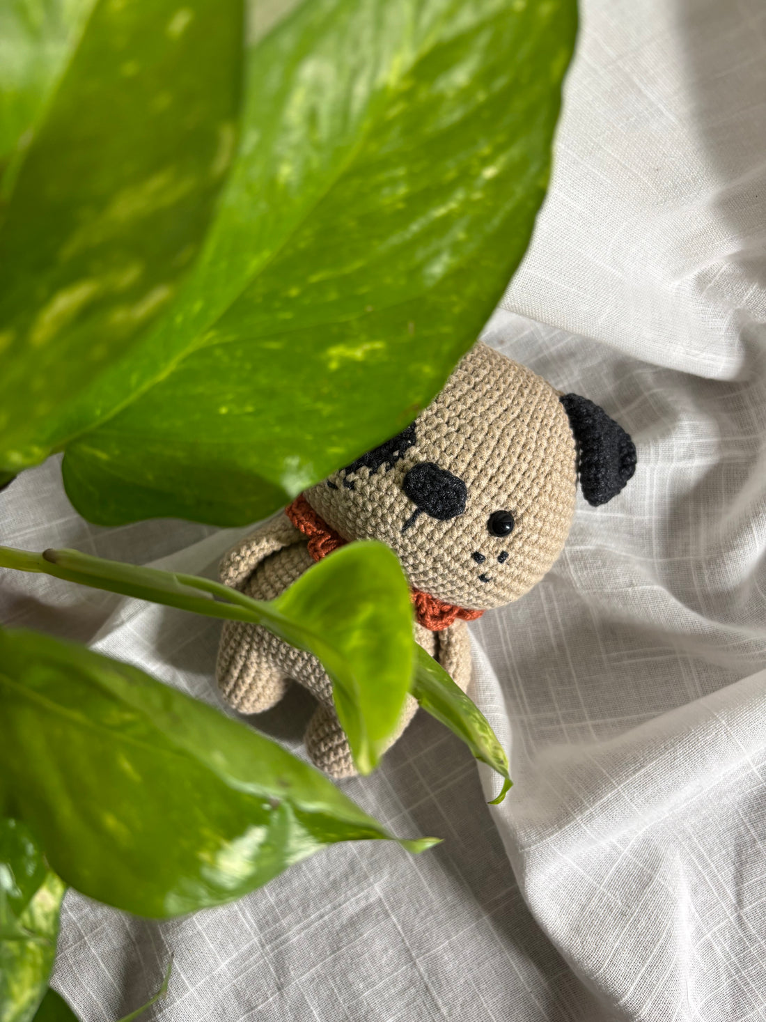 Cagnolino amigurumi con collare — Photo 3