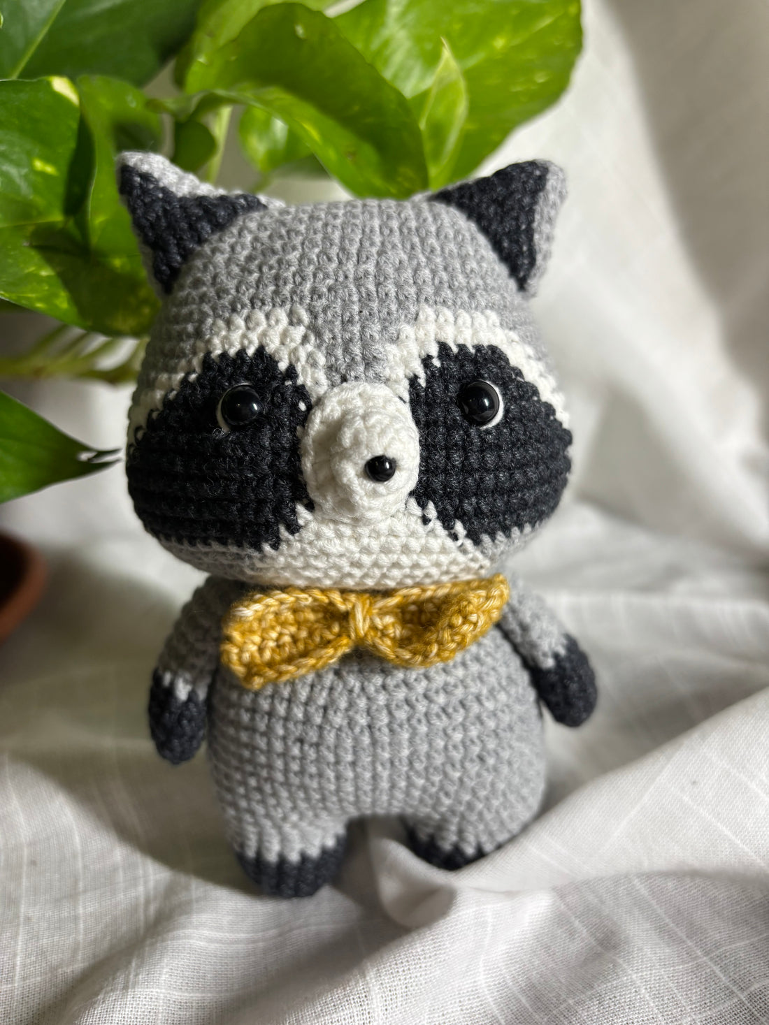 Procione amigurumi con papillon — Photo 3