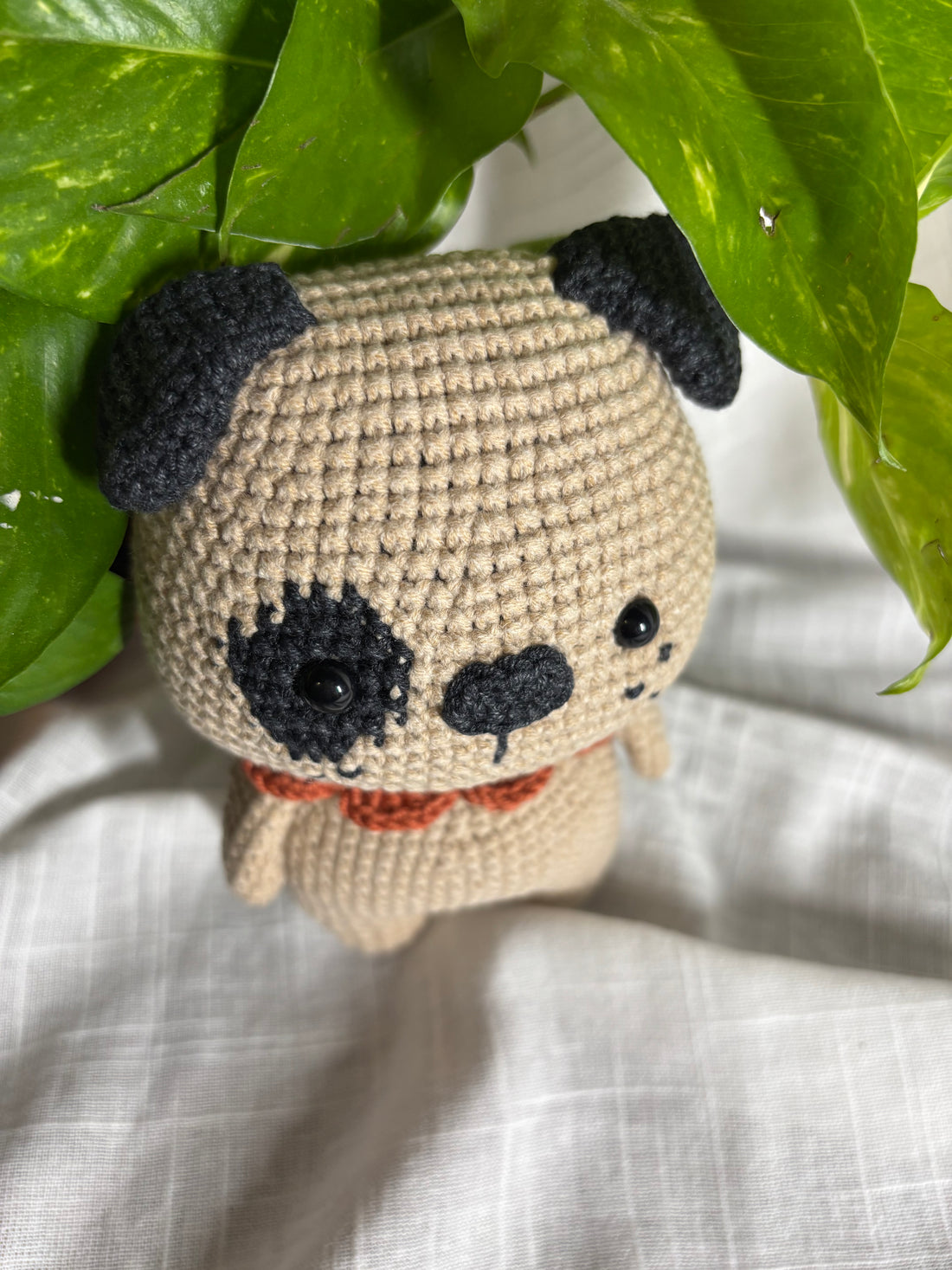 Cagnolino amigurumi con collare — Photo 4